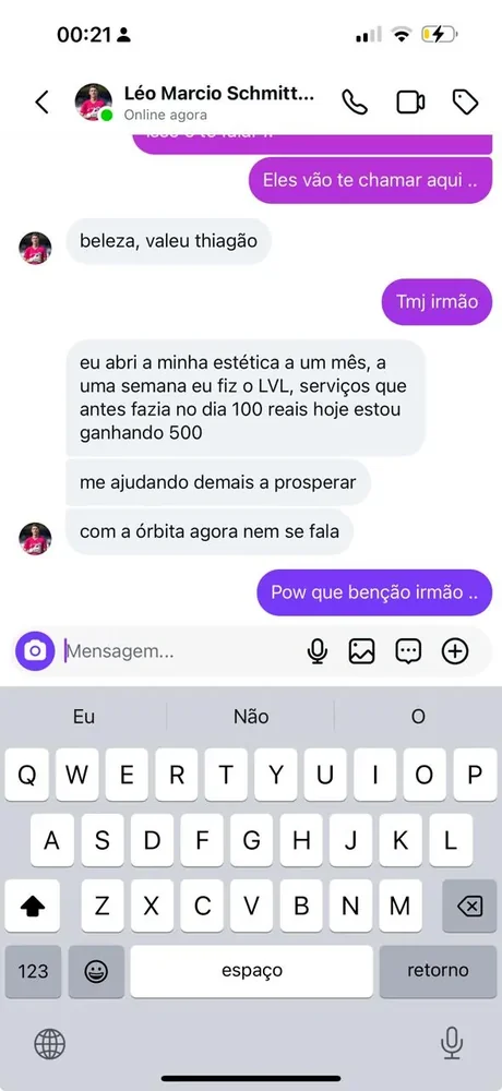Conversa no WhatsApp com Léo Marcio Schmitt sobre o crescimento da estética automotiva